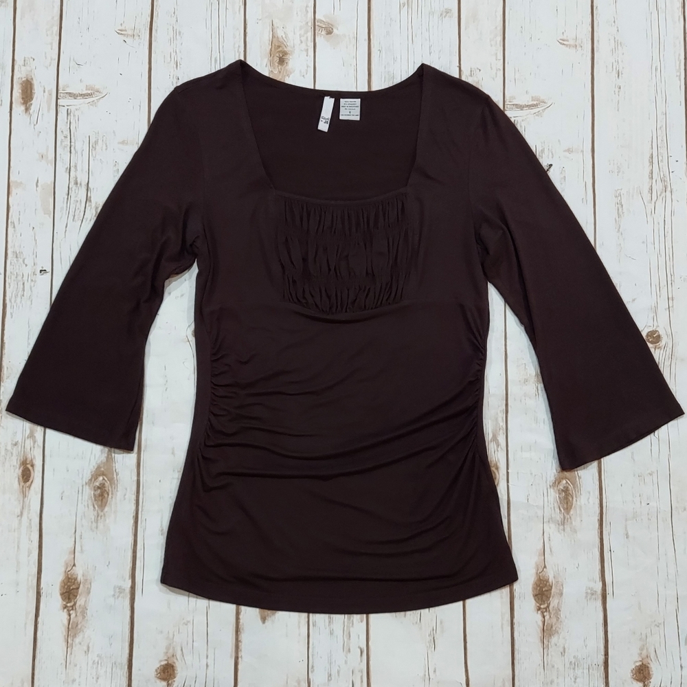 Sami & Jo Rayon Ruched Top - Picture 2 of 10